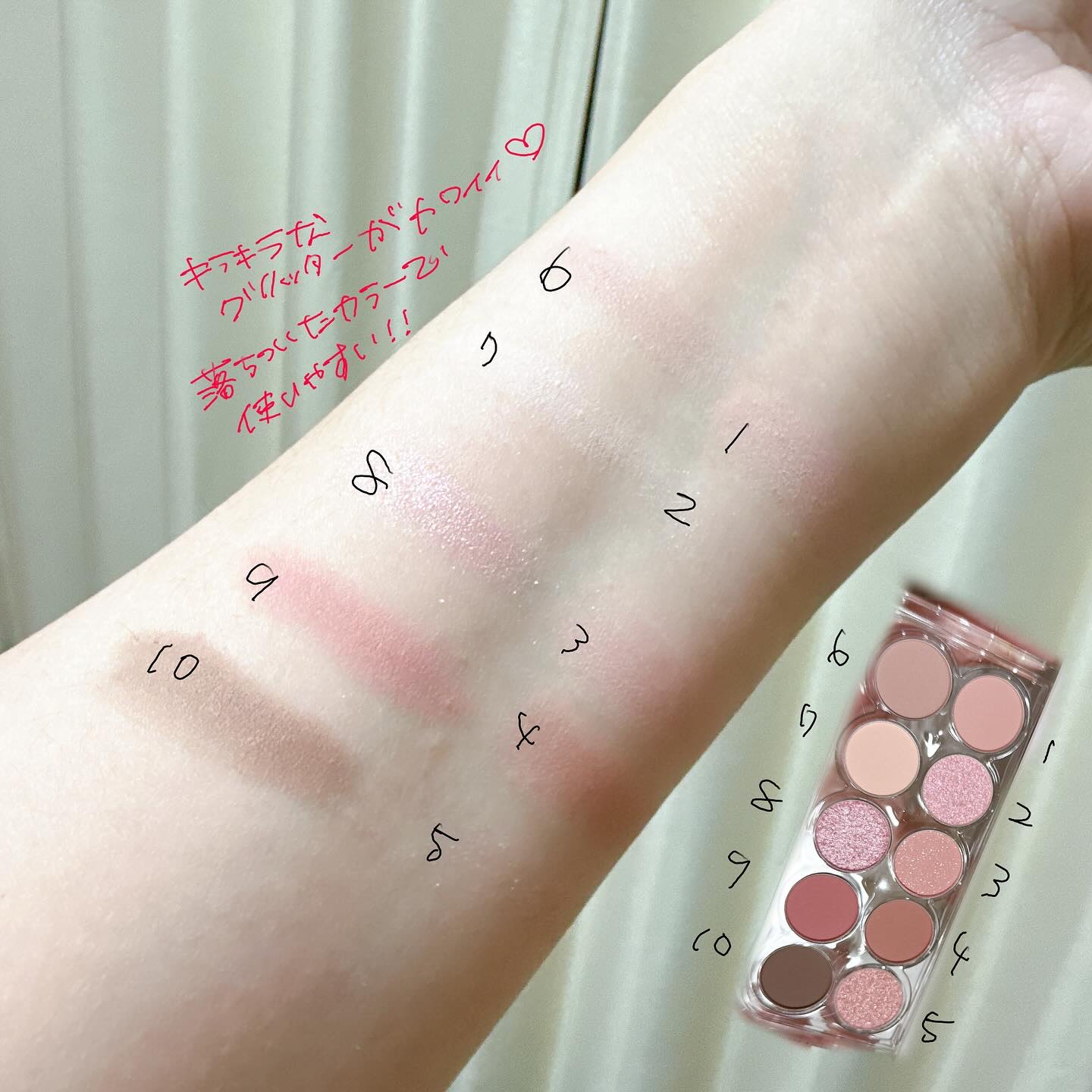 ライトオンアイズシャドウパレット/ルミル/アイシャドウパレットを使ったクチコミ（3枚目）