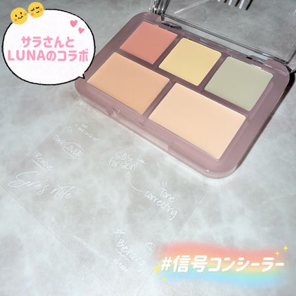 コンシールブレンダーパレット/LUNA/パレットコンシーラーを使ったクチコミ(2枚目)