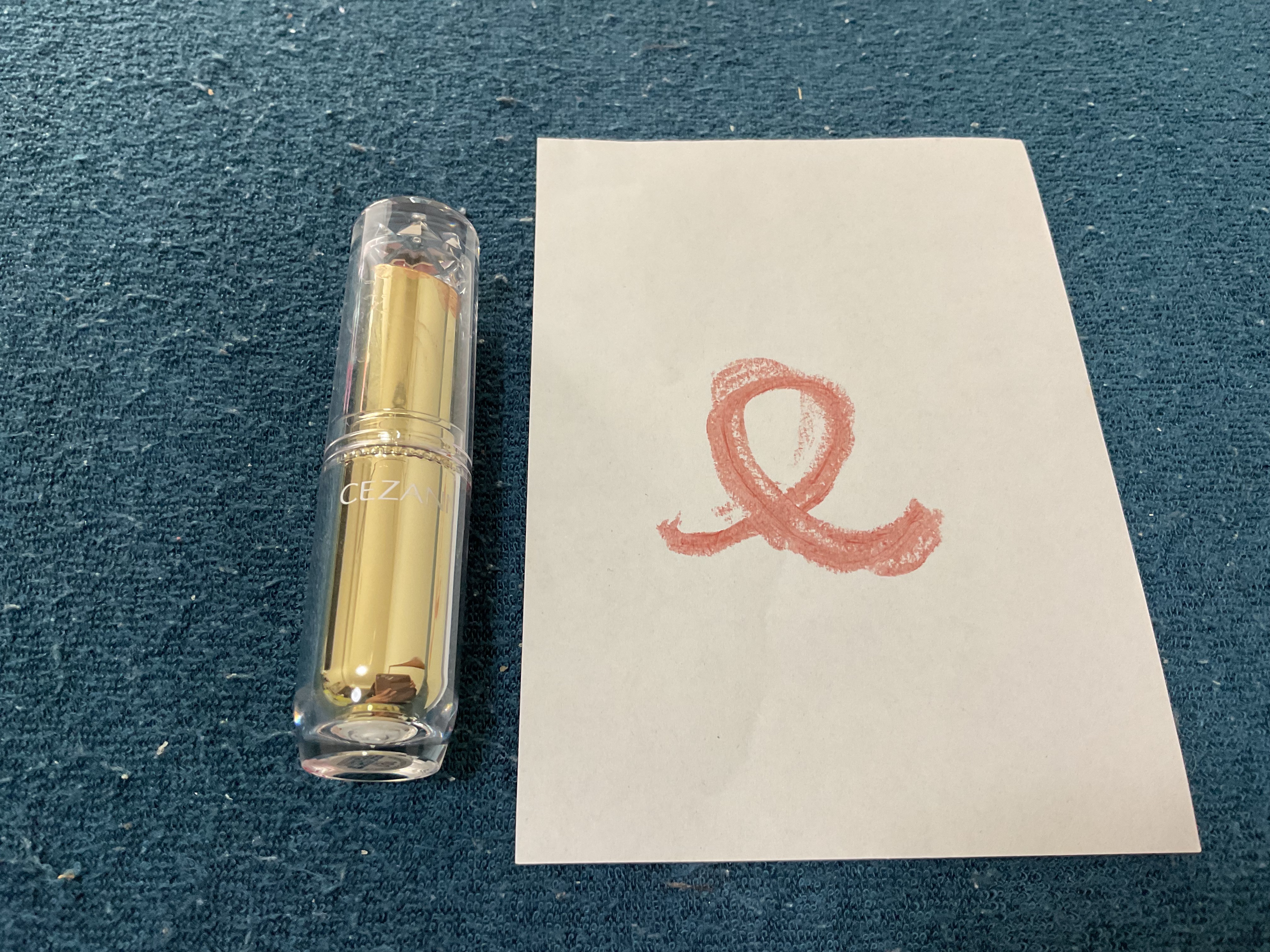 ラスティンググロスリップ/CEZANNE/口紅を使ったクチコミ（1枚目）