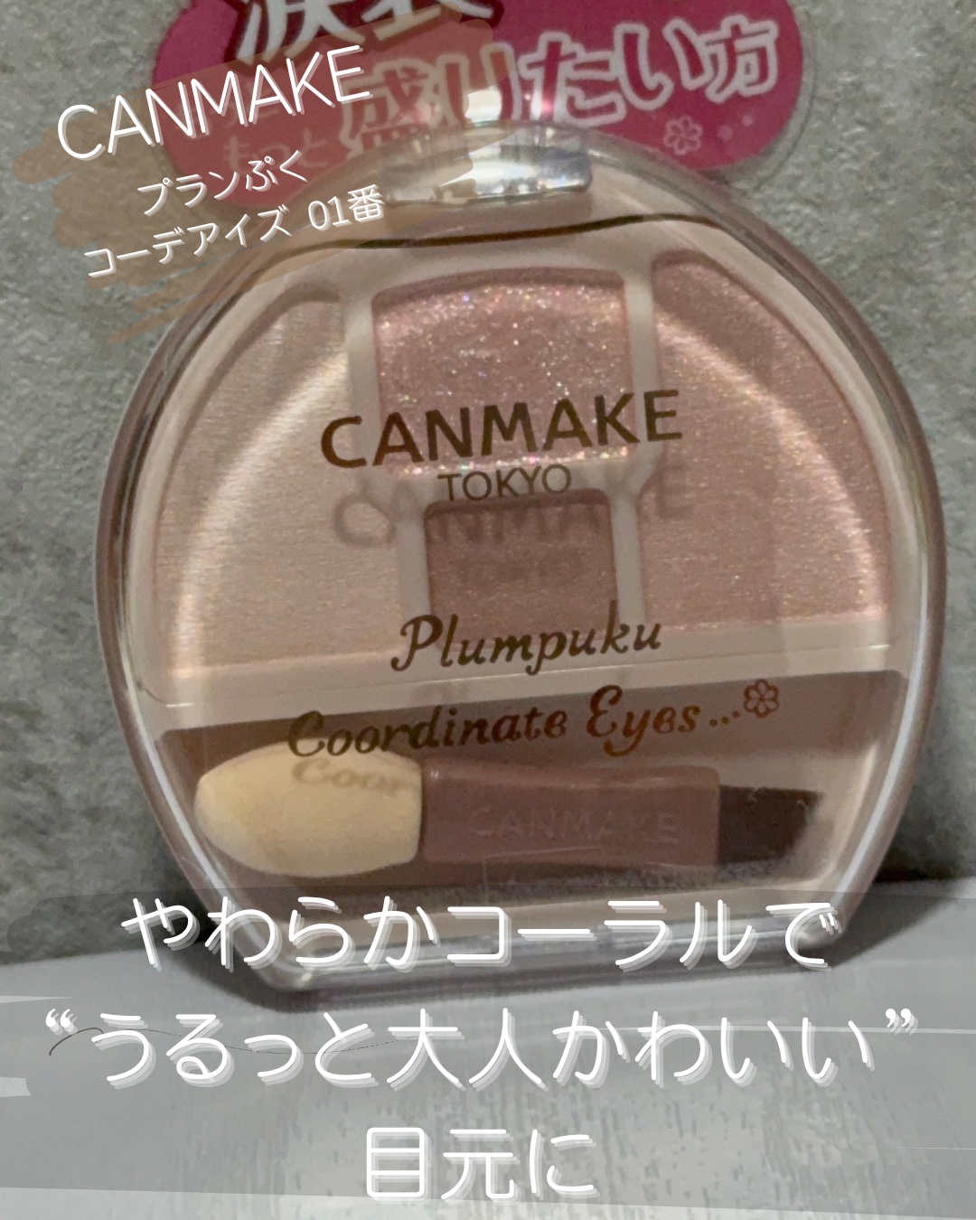 プランぷくコーデアイズNeo/キャンメイク/アイシャドウを使ったクチコミ（1枚目）