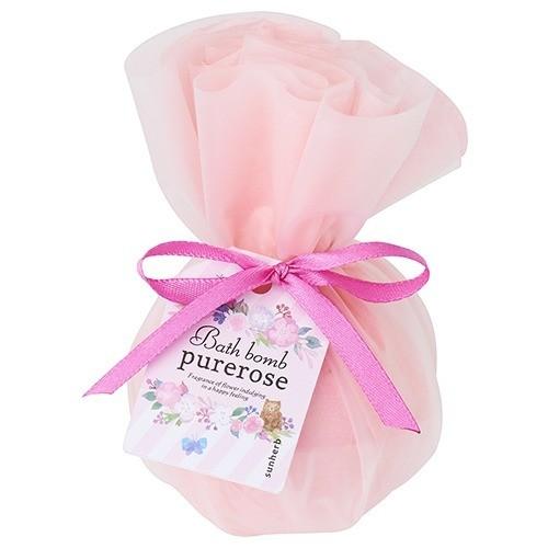 サンハーブ バスボム ピュアローズ 150g