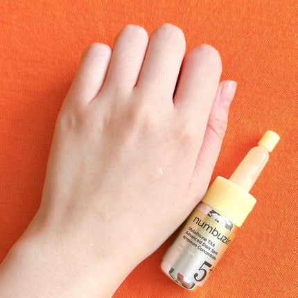 5番 白玉グルタチオン100×TXA10集中トーニング美容液/numbuzin/美容液を使ったクチコミ(5枚目)