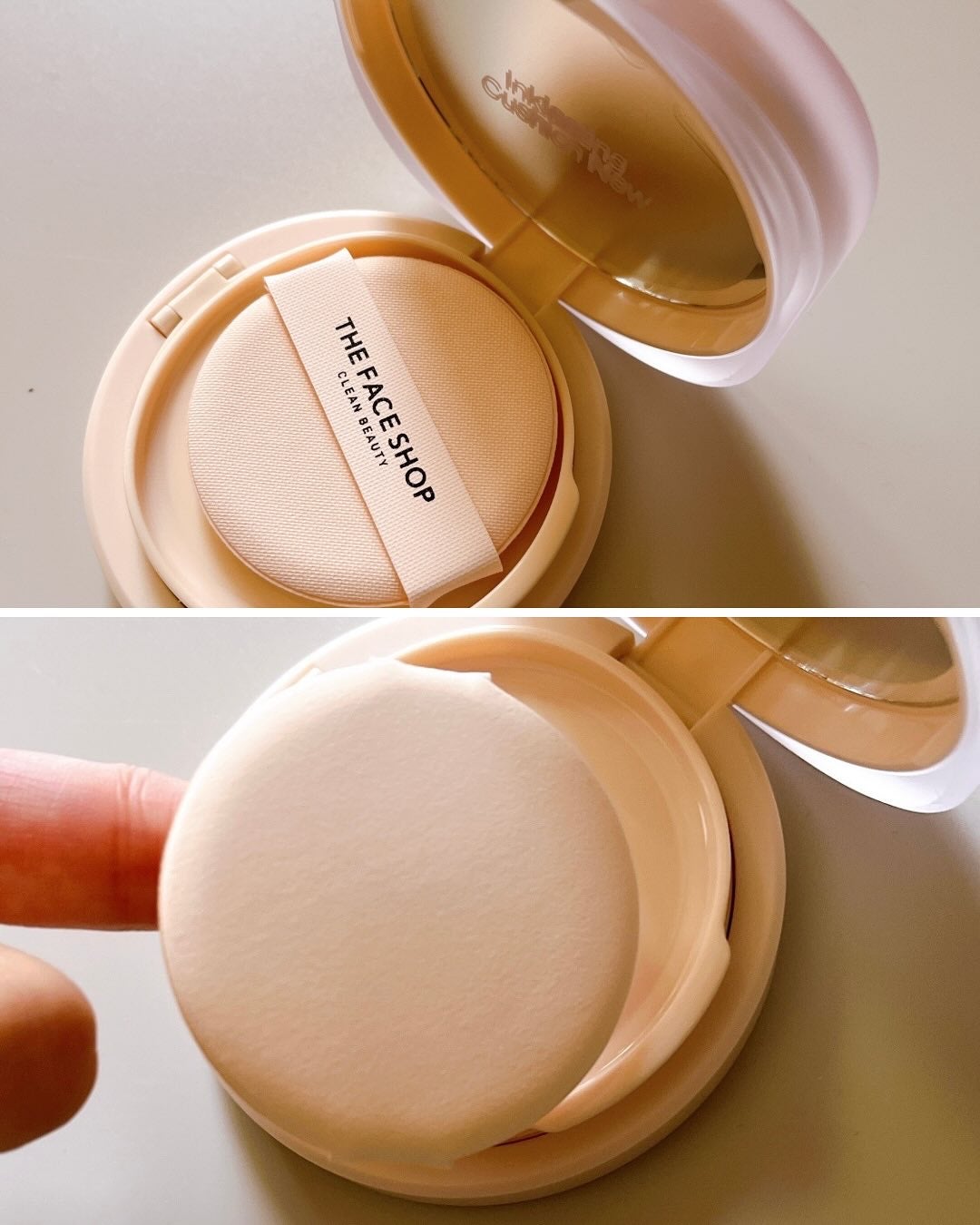 インクラスティングクッションファンデーション/THE FACE SHOP/クッションファンデーションを使ったクチコミ(3枚目)