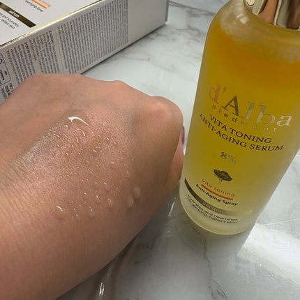 ビタトーニングアンチエイジングスプレーセラム8%/ダルバ/美容液を使ったクチコミ(3枚目)