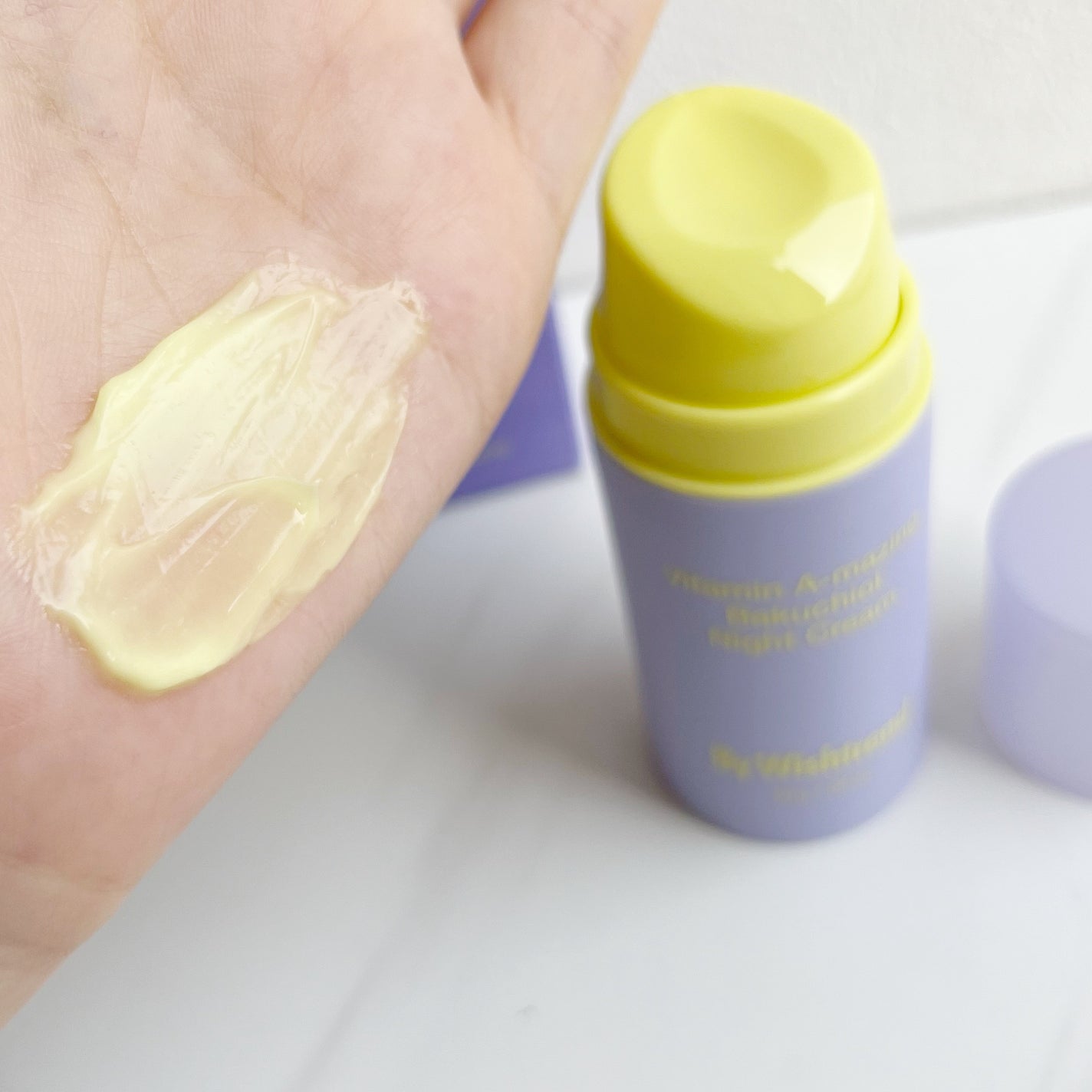 ビタミンA-mazingバクチオールナイトクリーム/By Wishtrend/フェイスクリームを使ったクチコミ(5枚目)