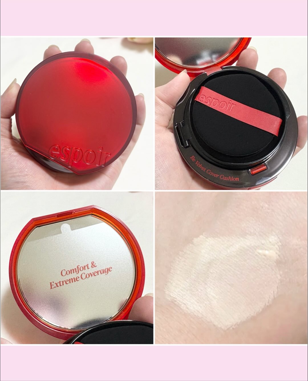 プロテーラービーベルベットカバークッション/espoir/クッションファンデーションを使ったクチコミ（3枚目）