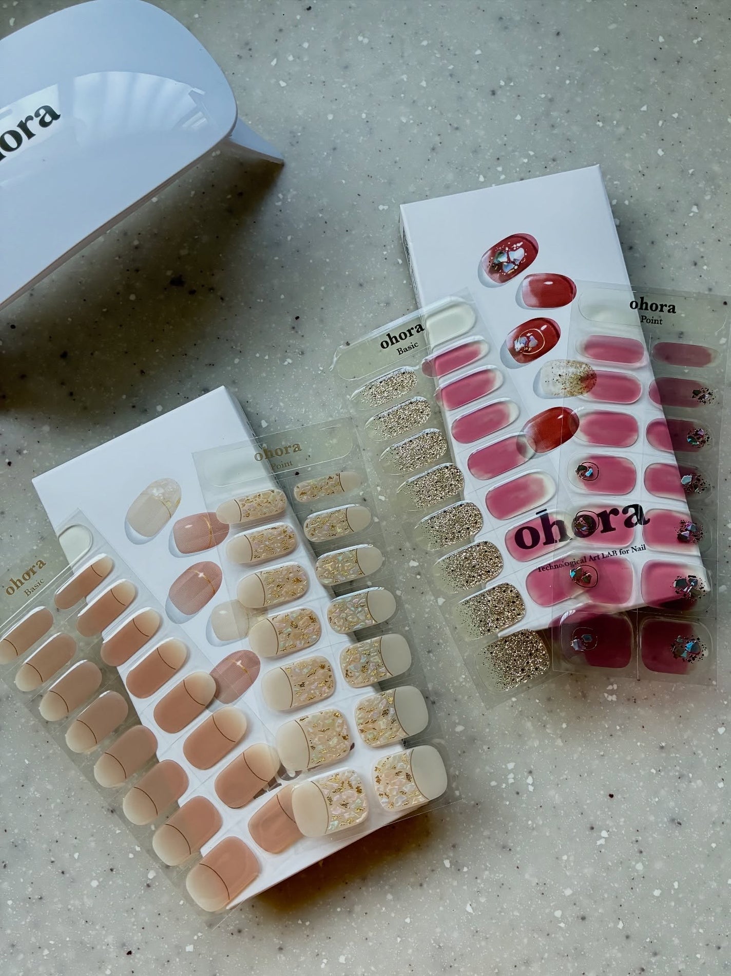 セミキュアジェルネイル(ハンド)/ohora/ネイルシールを使ったクチコミ(2枚目)