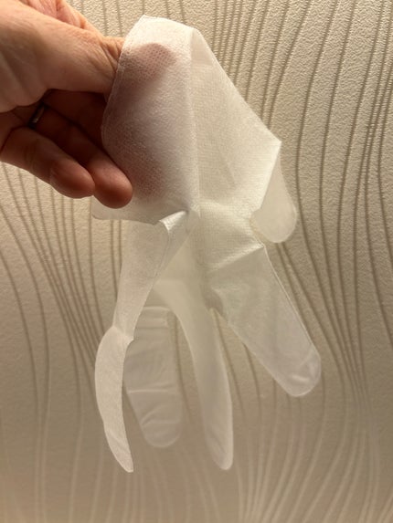 ガサガサかかとをしっとり包む お手入れ底上げ かかとケアマスク/キュレル/レッグ・フットケアを使ったクチコミ(4枚目)