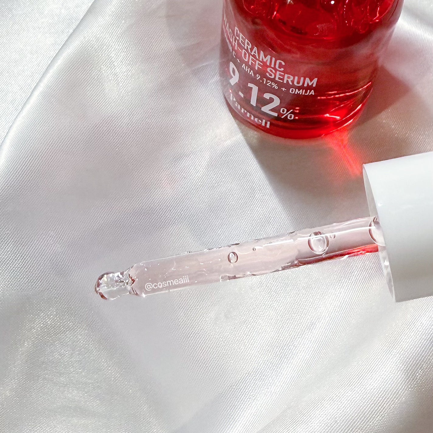 AHA 9.12 オミジャ 陶器肌 ウォッシュオフ セラム/parnell/美容液を使ったクチコミ(3枚目)