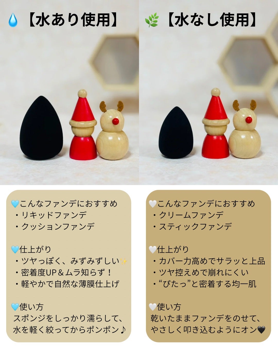 &be ブラックスポンジ/&be/パフ・スポンジを使ったクチコミ(5枚目)