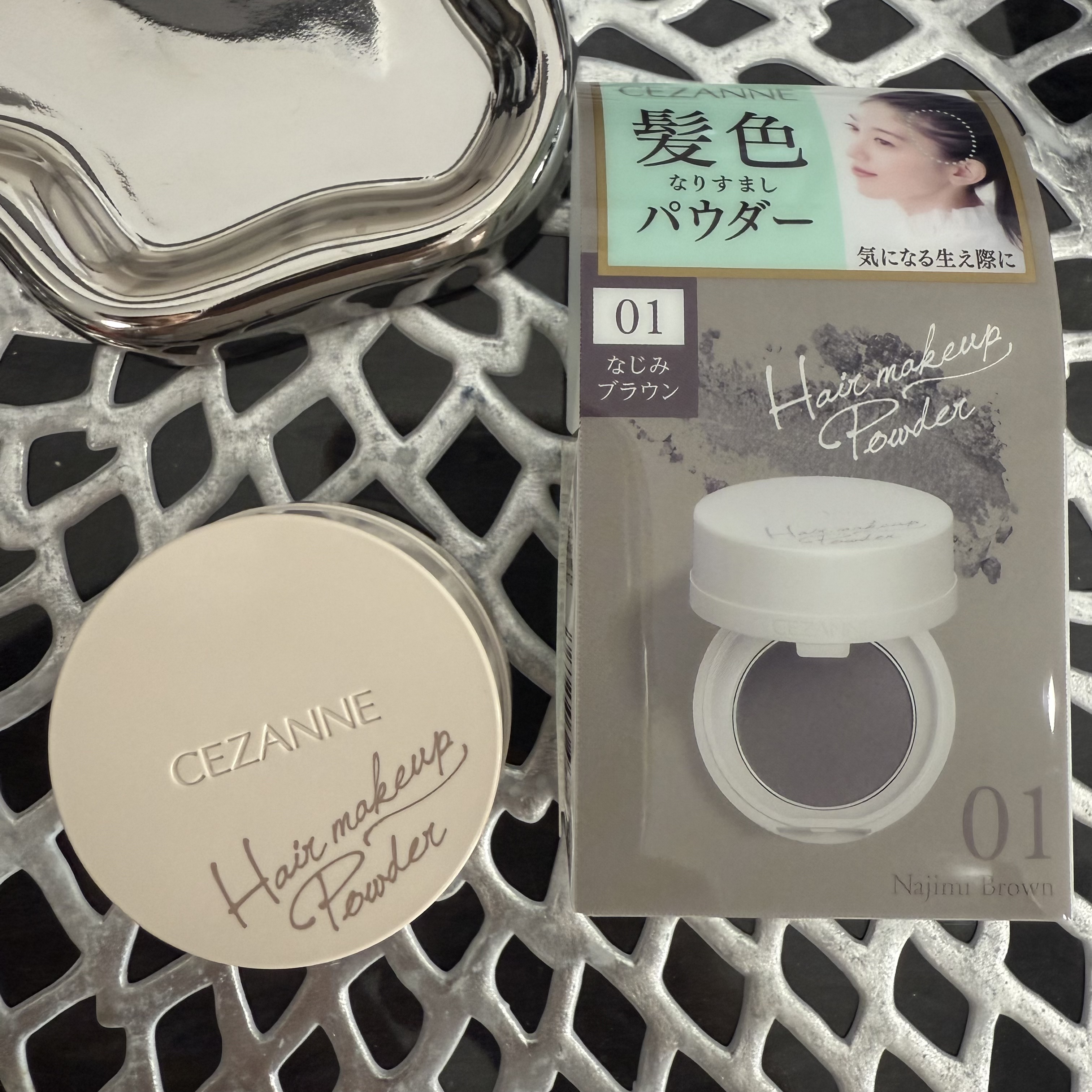ヘアメイクパウダー/CEZANNE/ヘアケア・スタイリングを使ったクチコミ（3枚目）