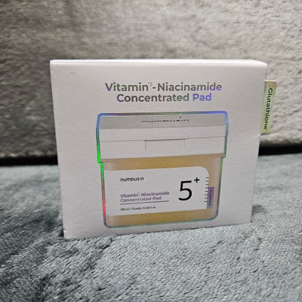 5番 白玉グルタチオンCフィルムパッド/numbuzin/トナーパッドを使ったクチコミ(1枚目)