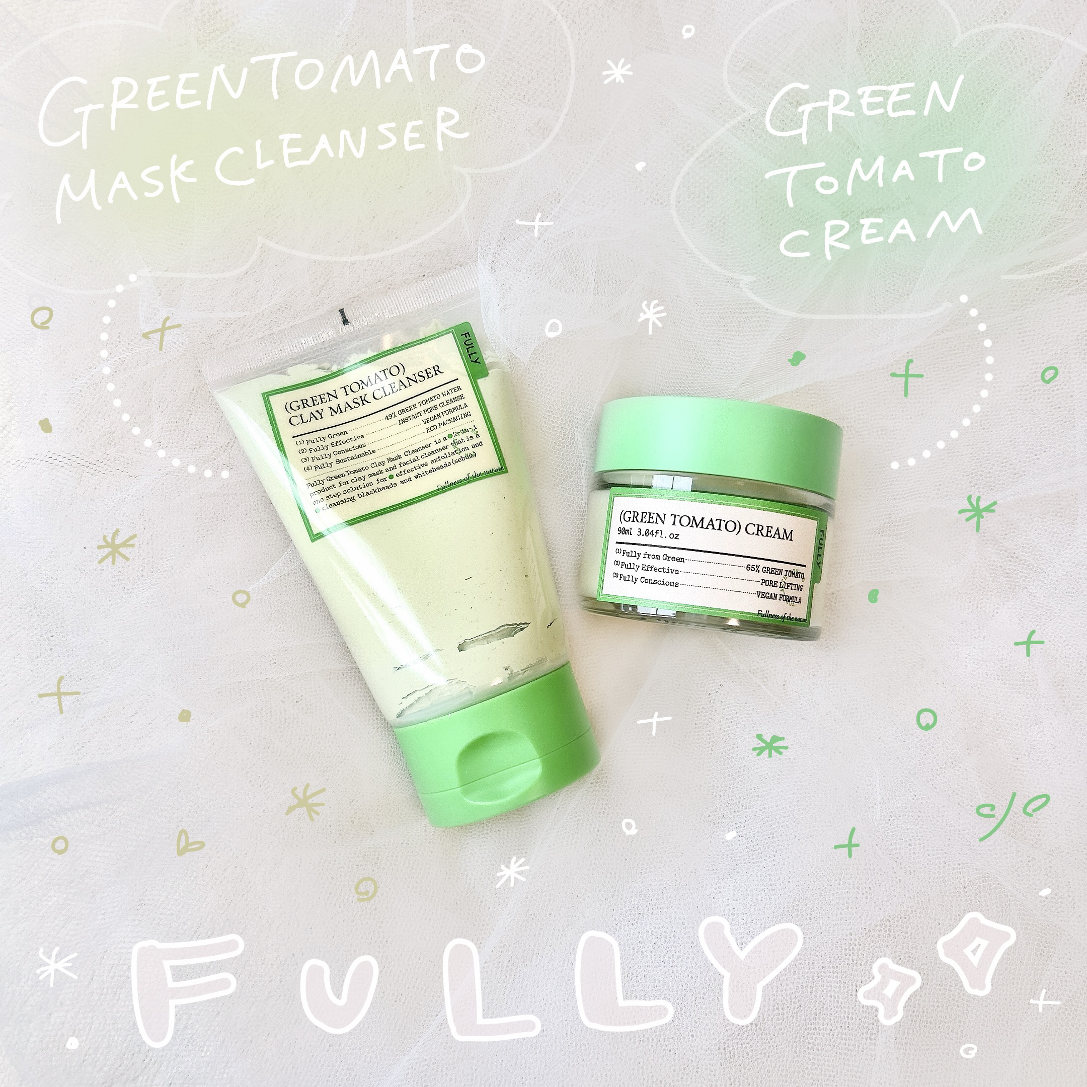 グリーントマトクレイマスククレンザー/FULLY/洗い流すパック・マスクを使ったクチコミ（1枚目）