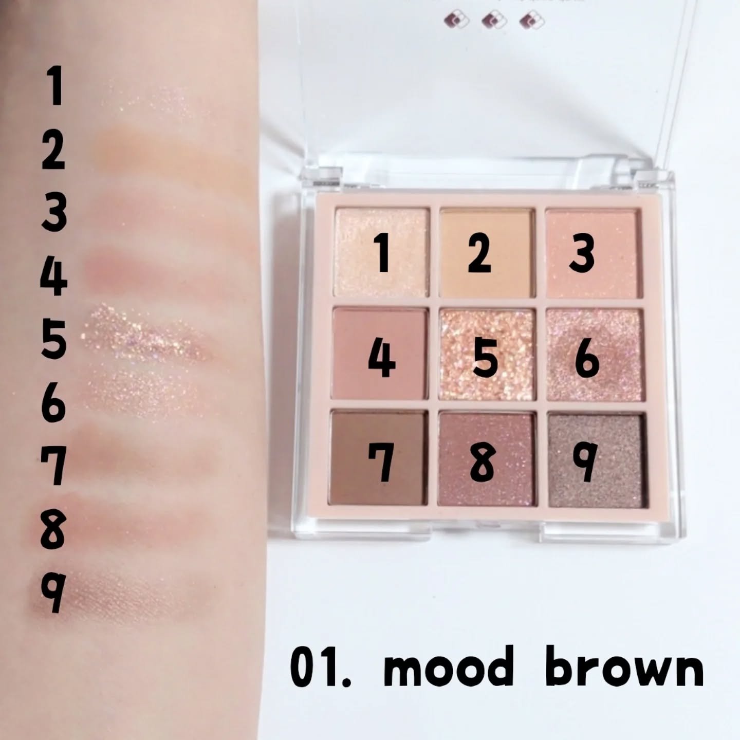 KEYBO FALL IN LOVE SHADOW PALETTE/keybo/アイシャドウパレットを使ったクチコミ（3枚目）