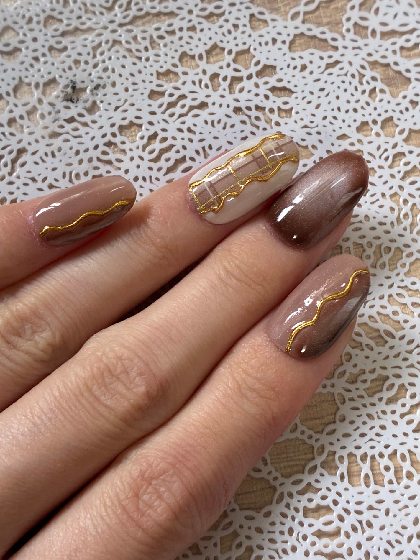 ジェルネイル(ライト対応)/セリア/ジェルネイルを使ったクチコミ(4枚目)