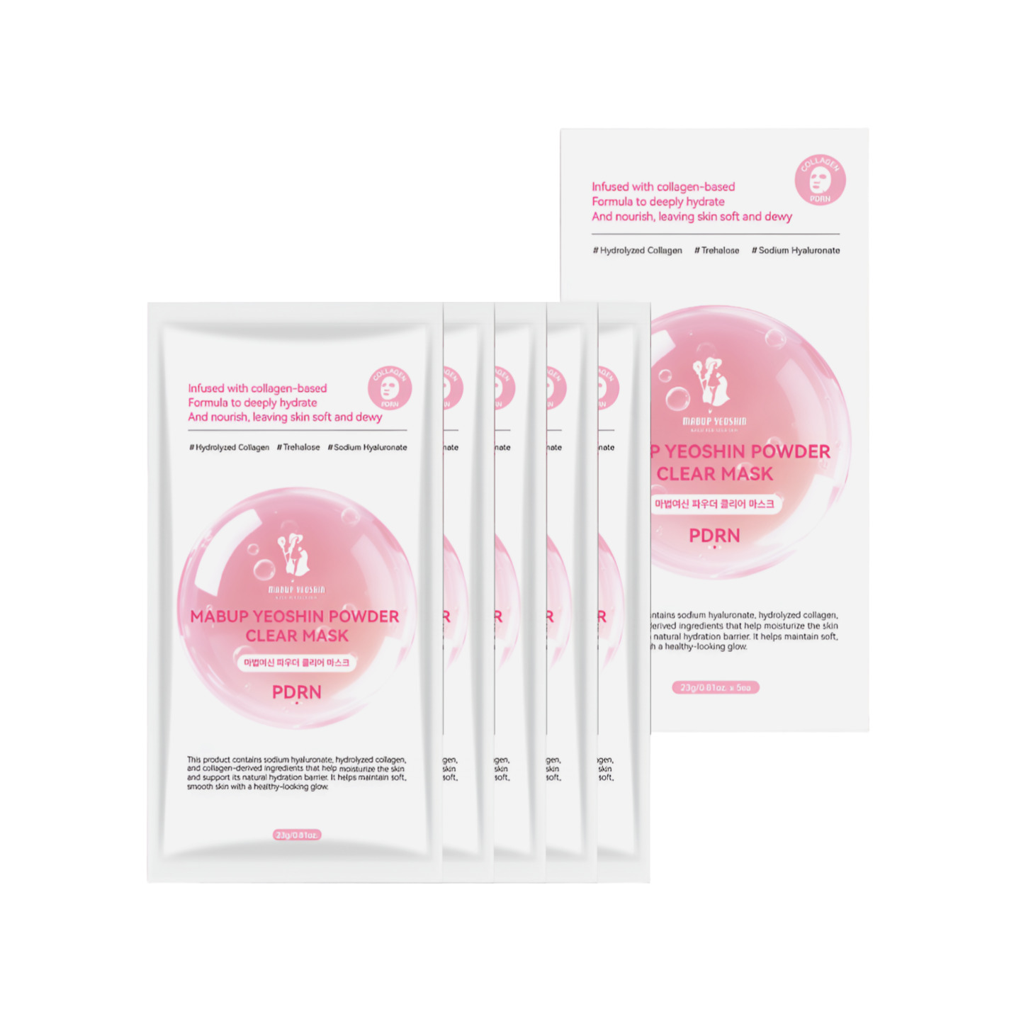 パウダークリア コラーゲン PDRN ゲルマスク / 魔法女神