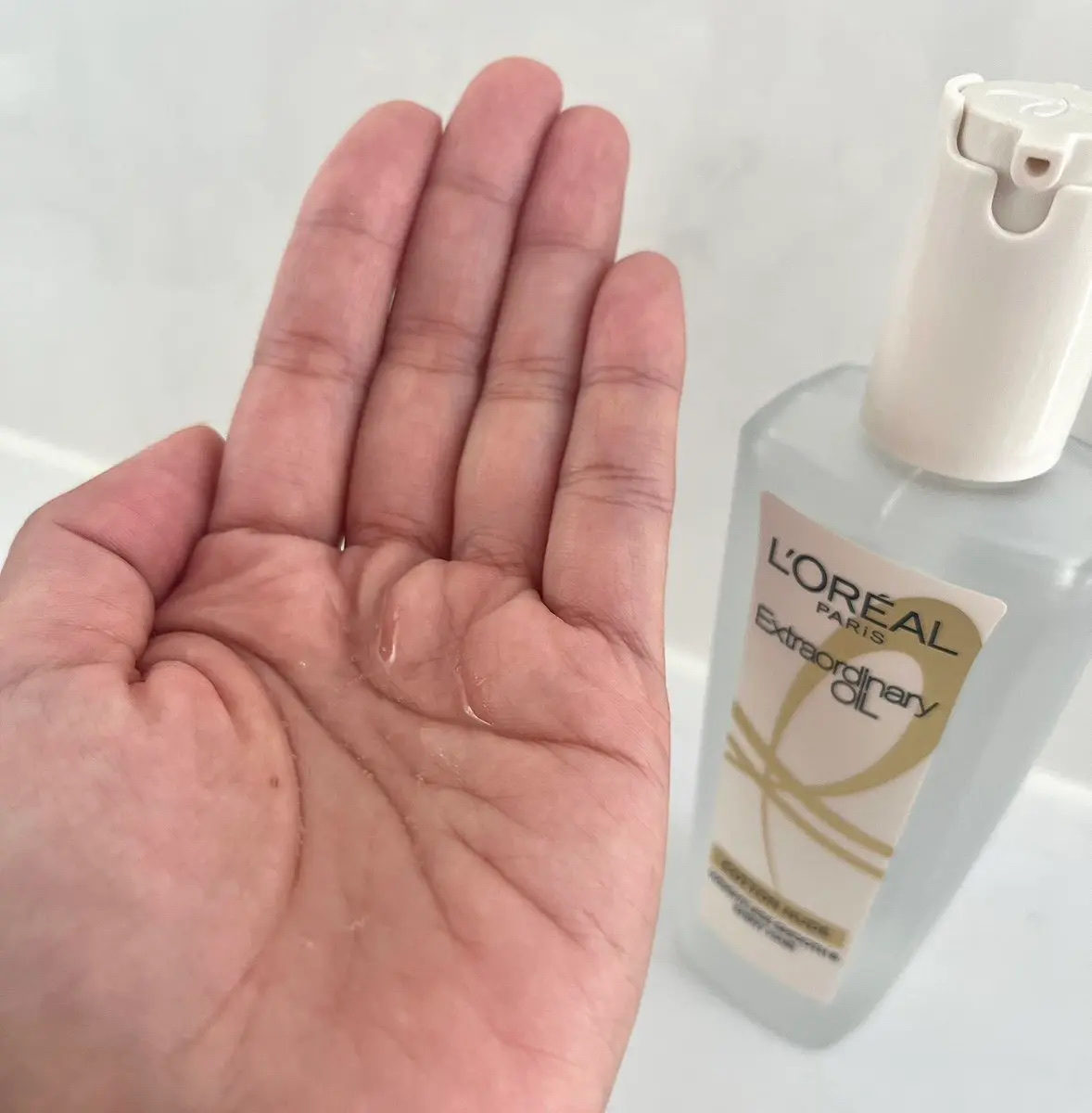 ロレアル パリ エクストラオーディナリー オイル ヌードエディション/ロレアル パリ/ヘアオイルを使ったクチコミ（3枚目）