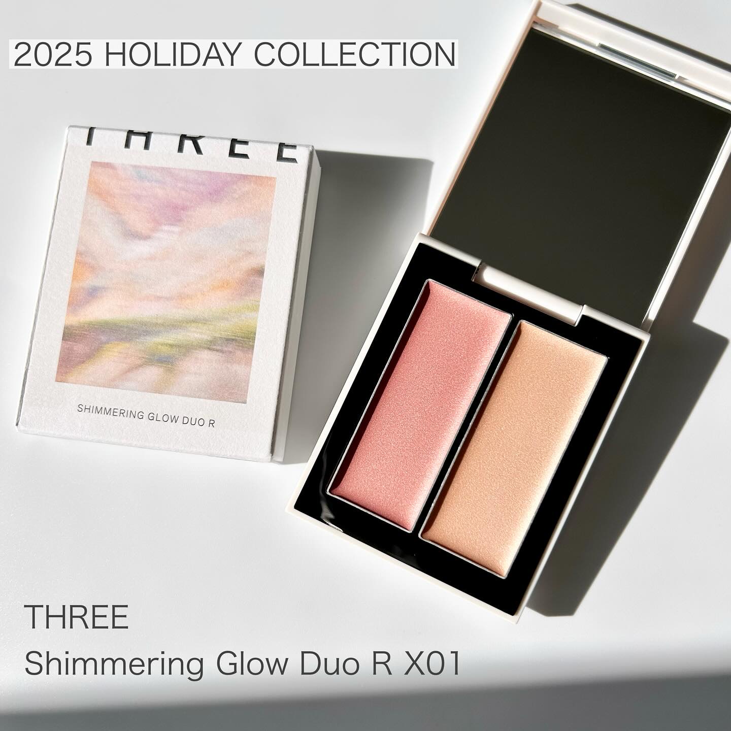 THREE シマリング グロー デュオ R/THREE/クリームハイライトを使ったクチコミ（1枚目）