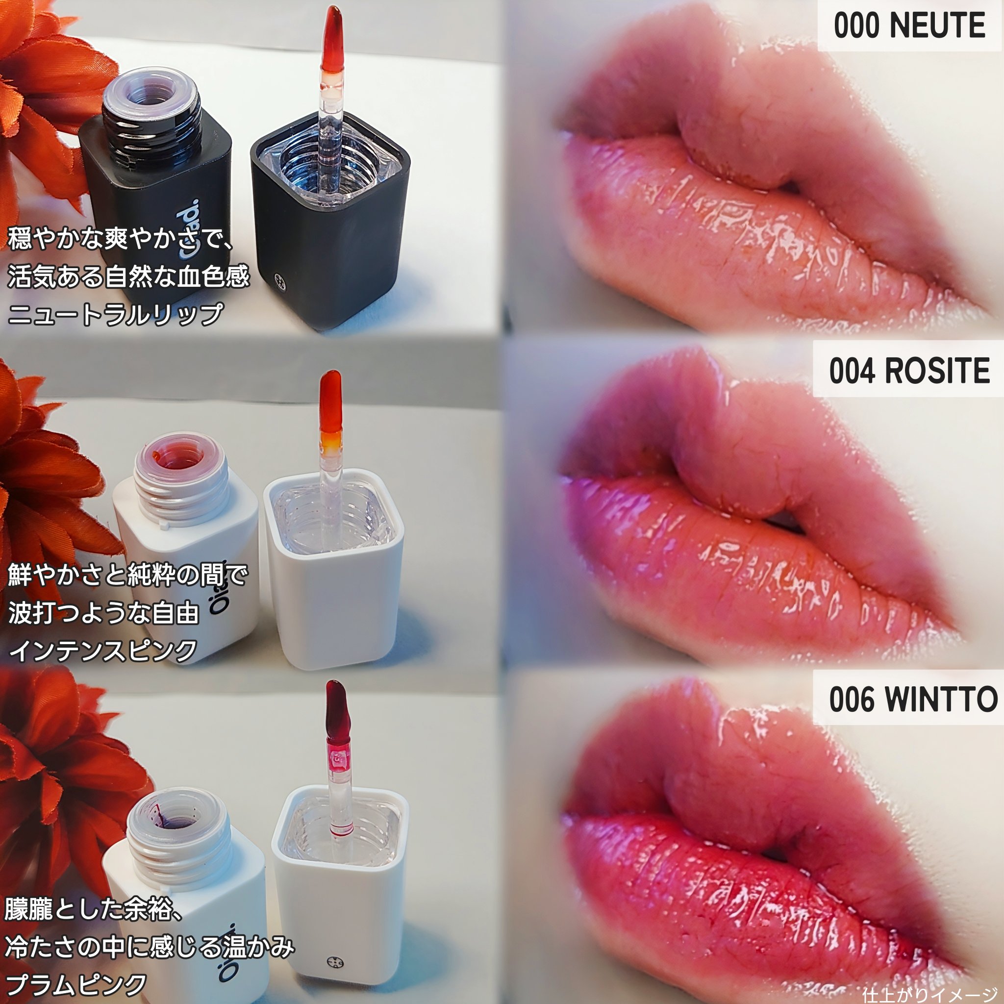 リップティーク/oiad/口紅を使ったクチコミ（3枚目）