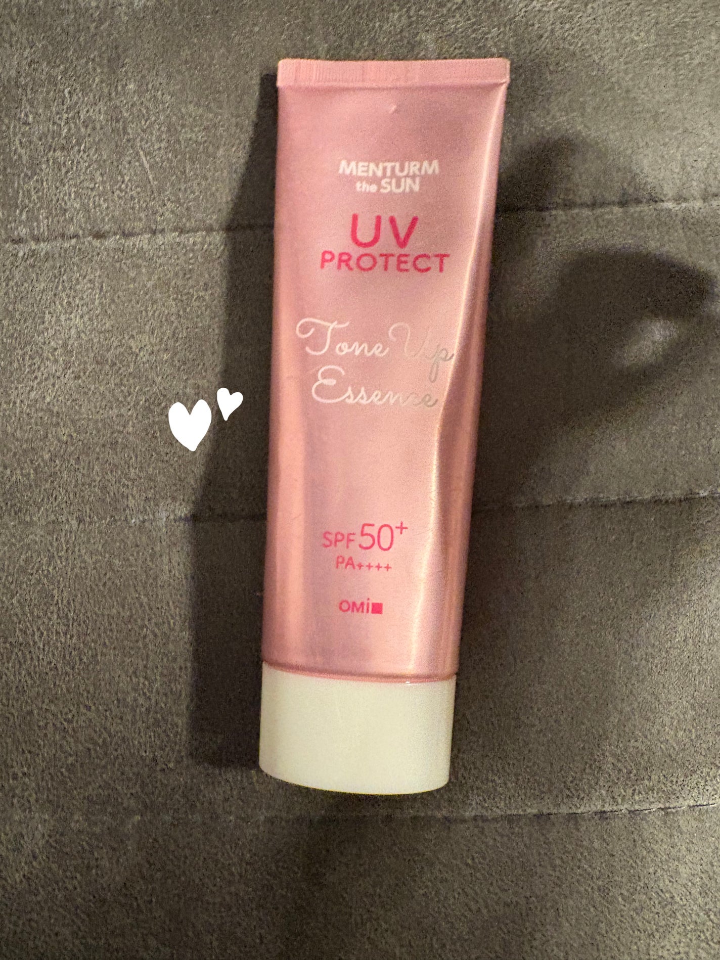 メンタームザサン トーンアップUVエッセンス/メンターム/日焼け止めローションを使ったクチコミ(1枚目)