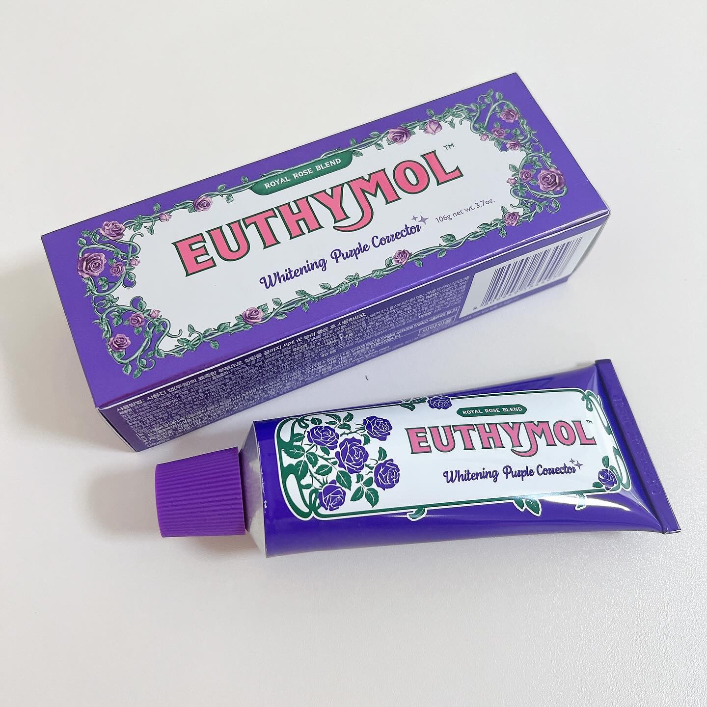 パープルコレクターロイヤルローズブレンド/EUTHYMOL/歯磨き粉を使ったクチコミ（1枚目）