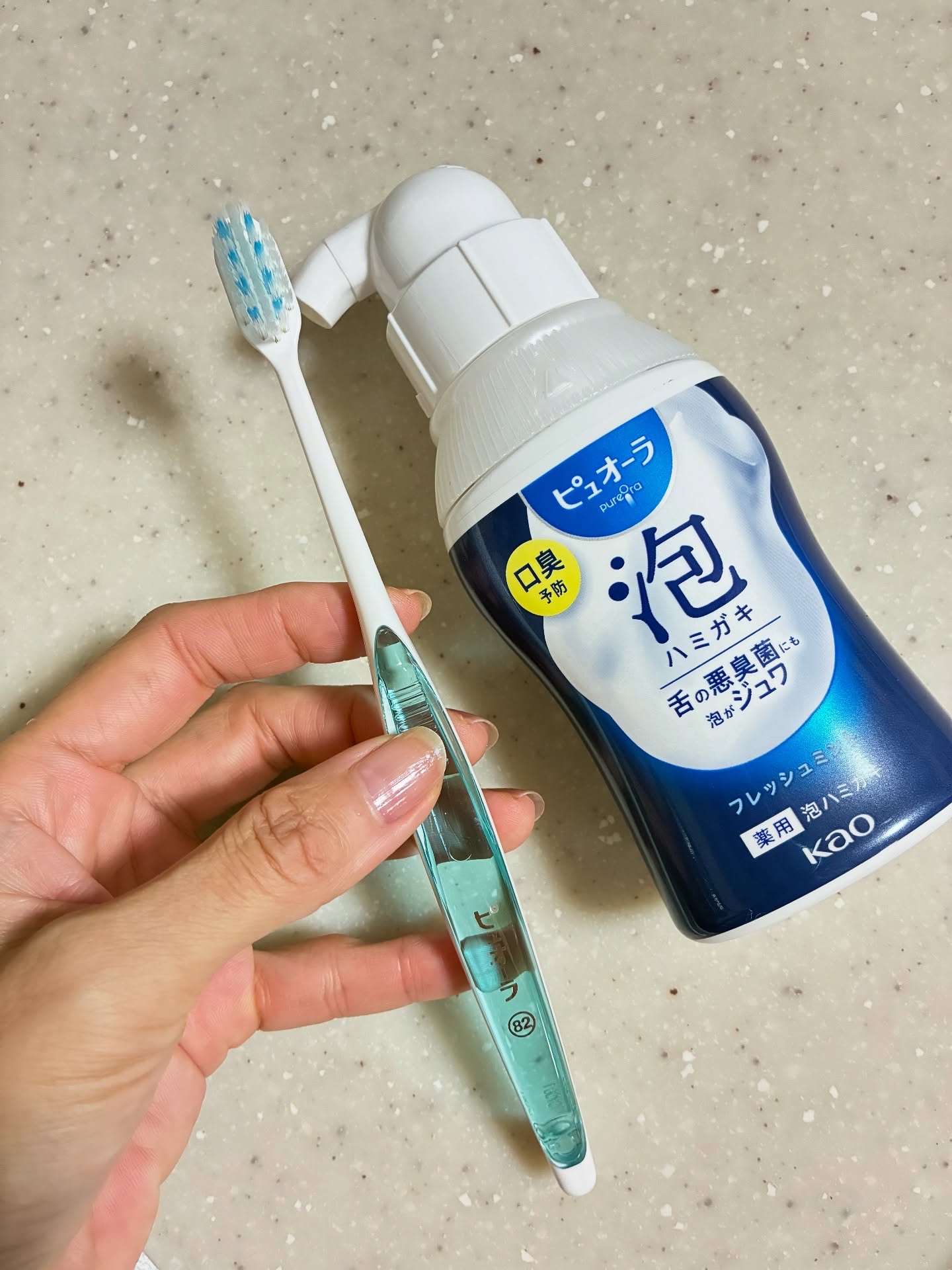 ピュオーラ 泡ハミガキ/ピュオーラ/歯磨き粉を使ったクチコミ（3枚目）