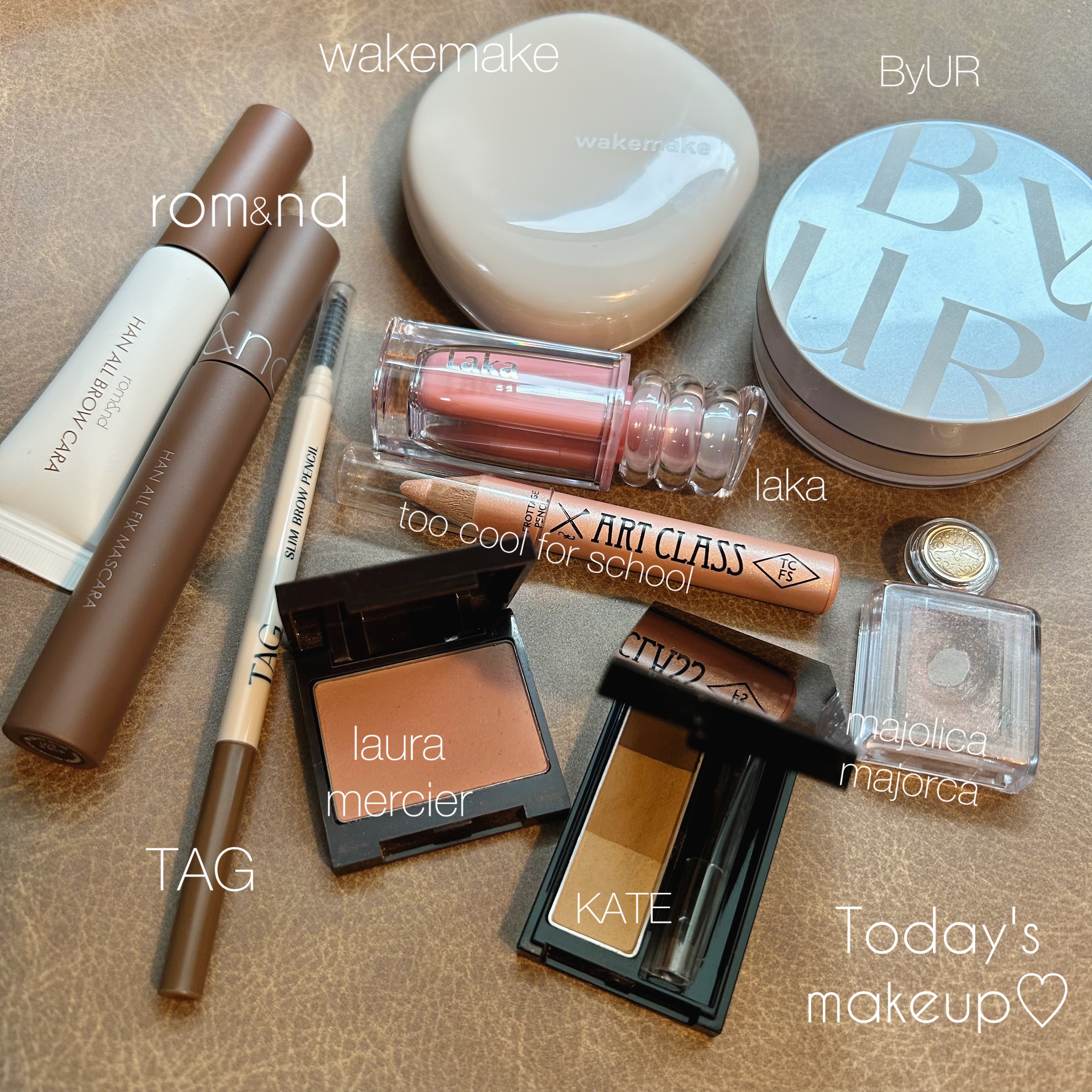 ハンオールブロウカラ/rom&nd/眉マスカラを使ったクチコミ（1枚目）