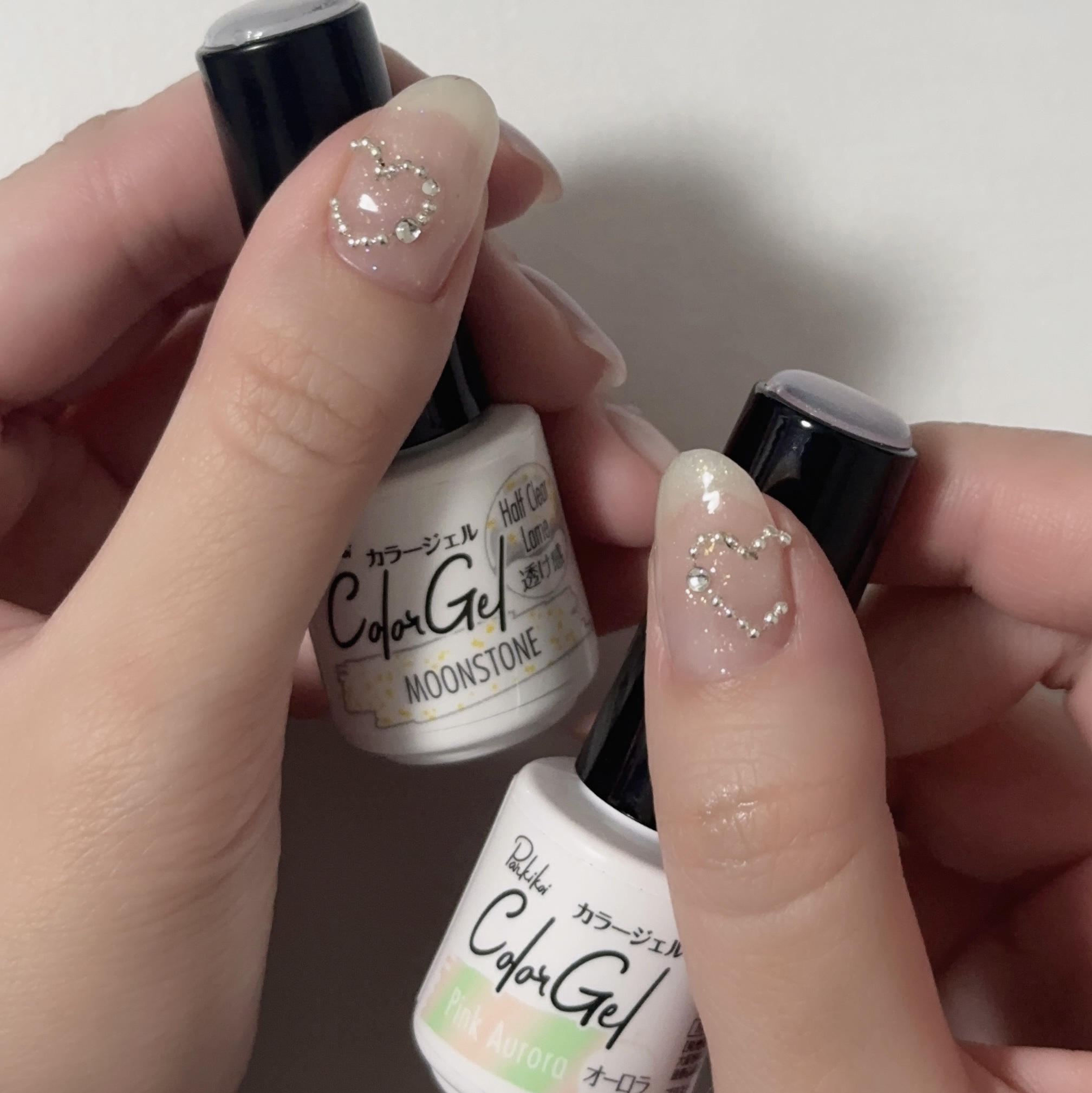 パル カラージェル ピンクオーロラ/キャンドゥ/ジェルネイルを使ったクチコミ（3枚目）
