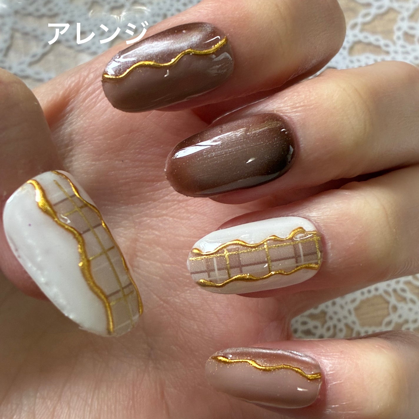 ジェルネイル(ライト対応)/セリア/ジェルネイルを使ったクチコミ(3枚目)