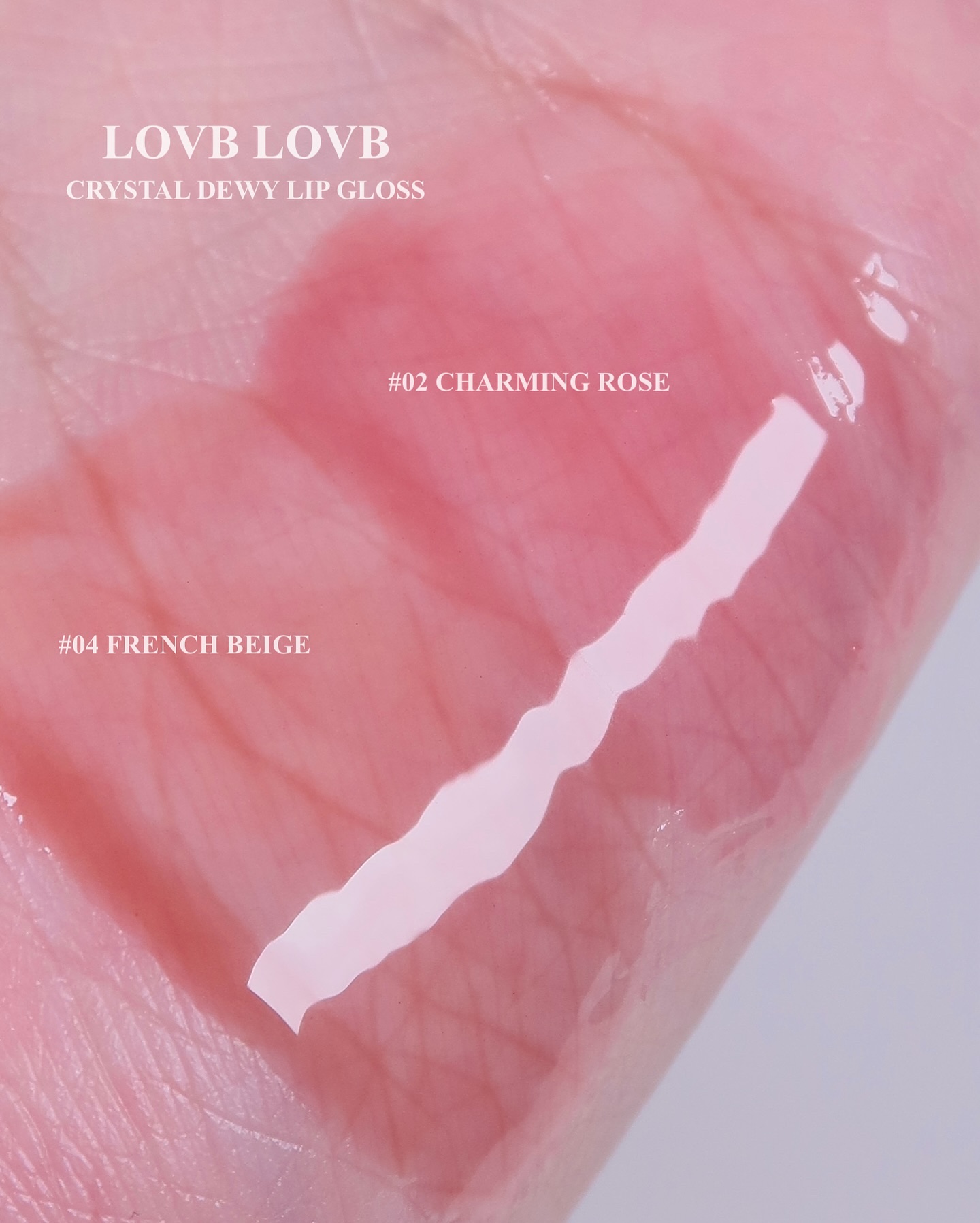 クリスタルデューイーリップグロス/LOVB LOVB/リップグロスを使ったクチコミ（2枚目）