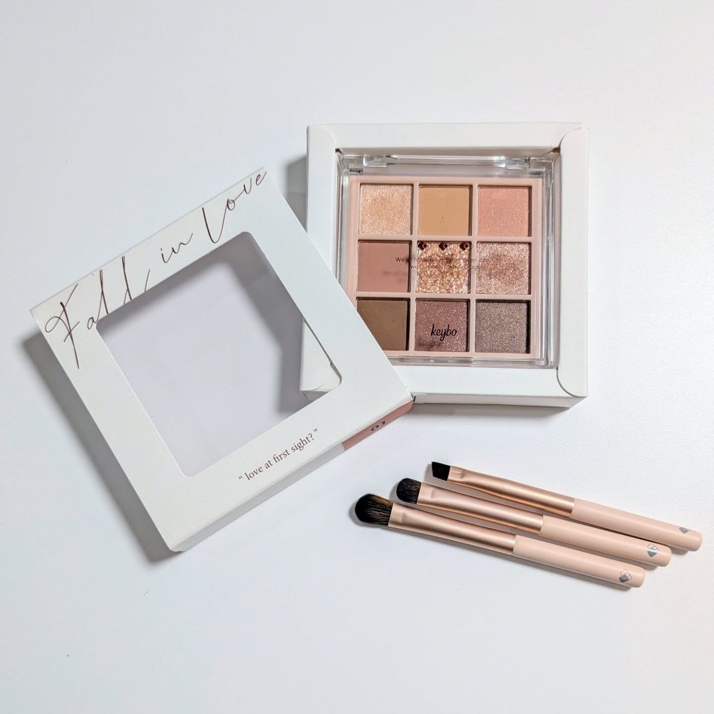 KEYBO FALL IN LOVE SHADOW PALETTE/keybo/アイシャドウパレットを使ったクチコミ(4枚目)