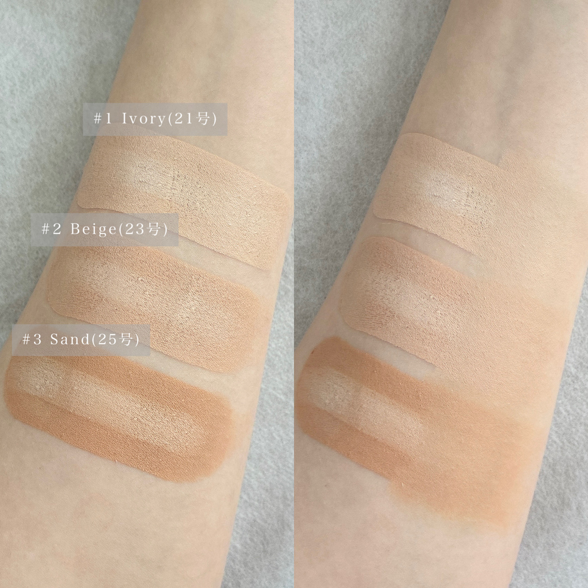 オブジェ ナチュラルカバーファンデーション SPF50+ PA++++/オブジェ/その他ファンデーションを使ったクチコミ（3枚目）