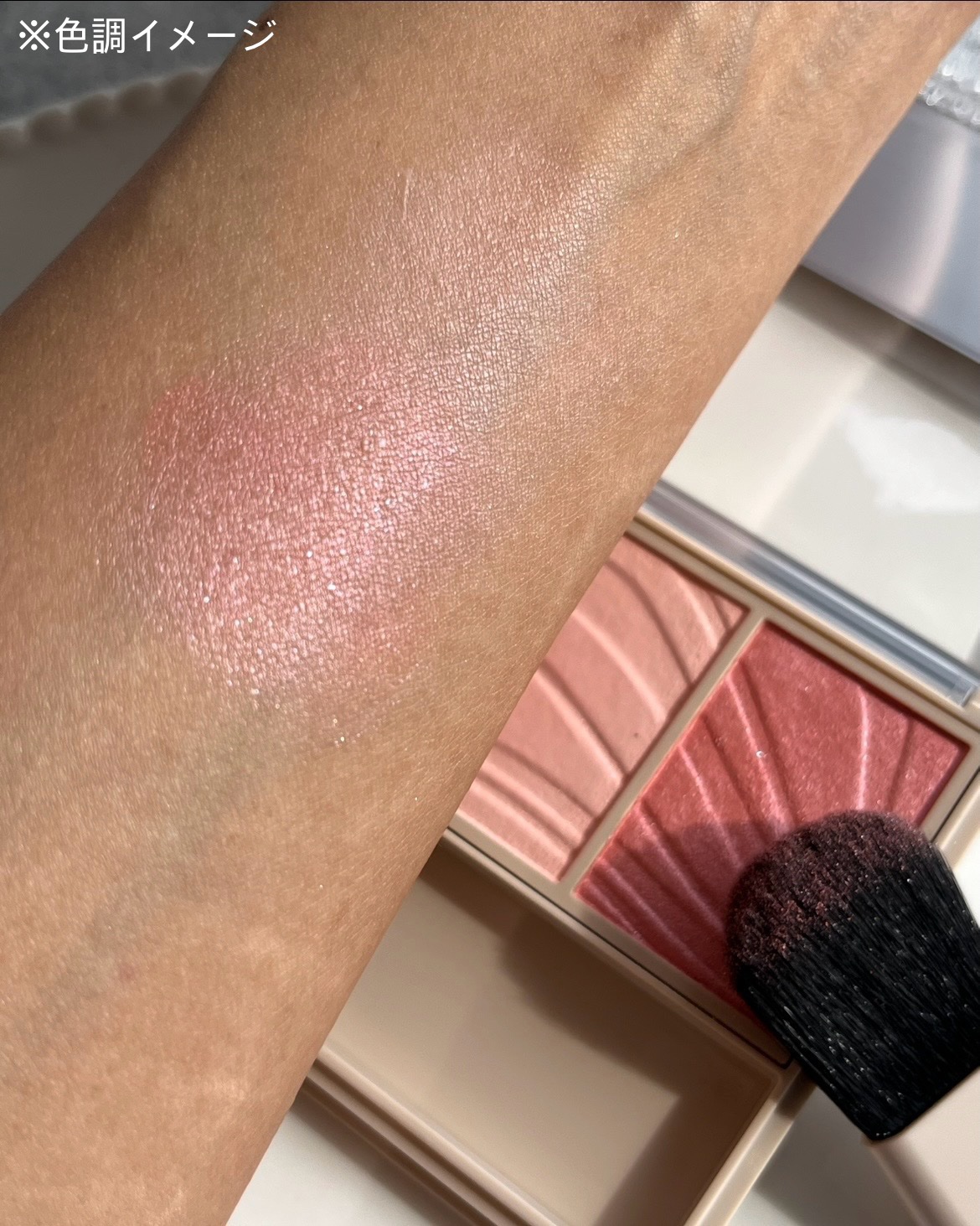 レイヤード フルリ チーク/Visée/パウダーチークを使ったクチコミ（3枚目）