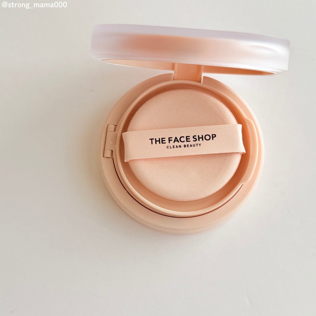 インクラスティングクッションファンデーション/THE FACE SHOP/クッションファンデーションを使ったクチコミ(7枚目)