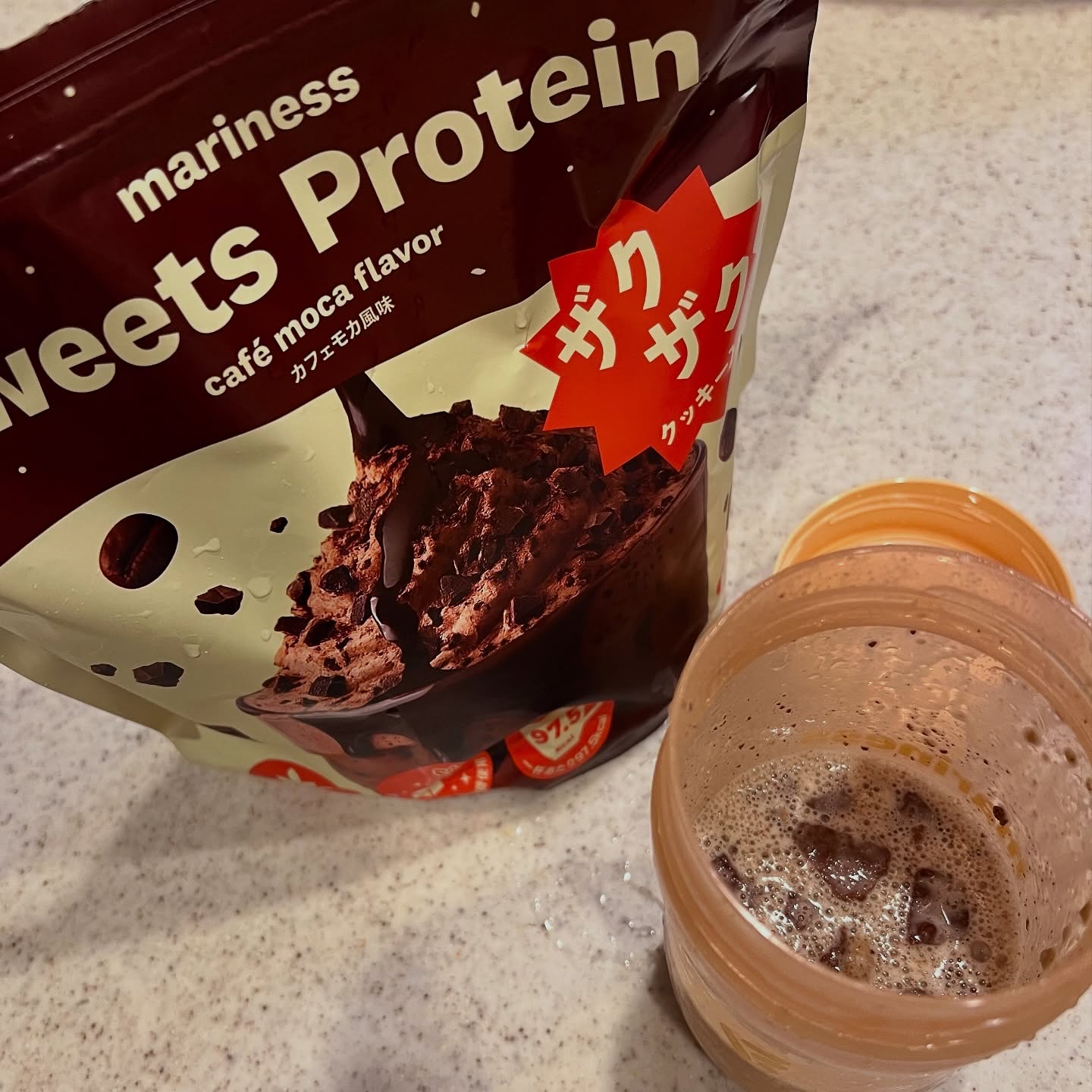 マリネスプロテイン/mariness/ソイプロテインを使ったクチコミ（3枚目）