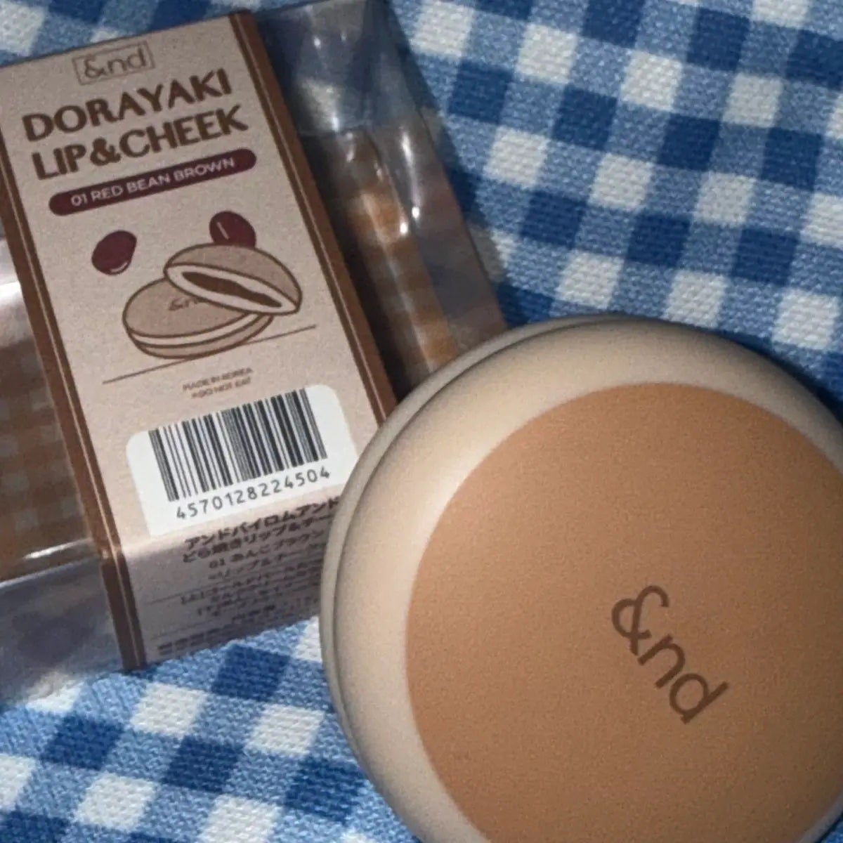 どら焼きリップ&チーク/&nd by rom&nd/マルチパレットを使ったクチコミ(1枚目)