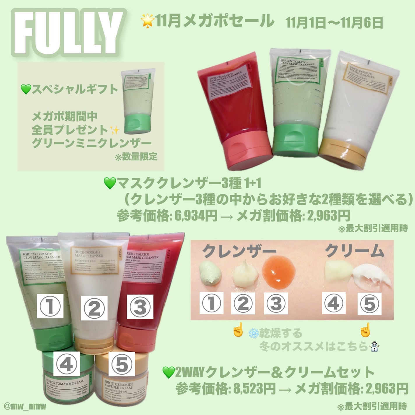 グリーントマトクレイマスククレンザー/FULLY/洗い流すパック・マスクを使ったクチコミ(1枚目)