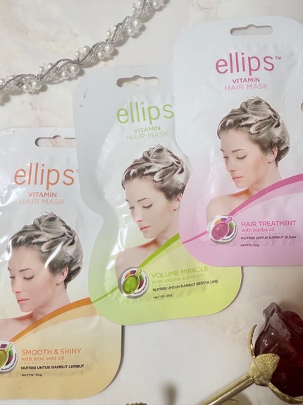 ヘアーマスク【トリートメント】/ellips/ヘアマスク・ヘアパックを使ったクチコミ(1枚目)