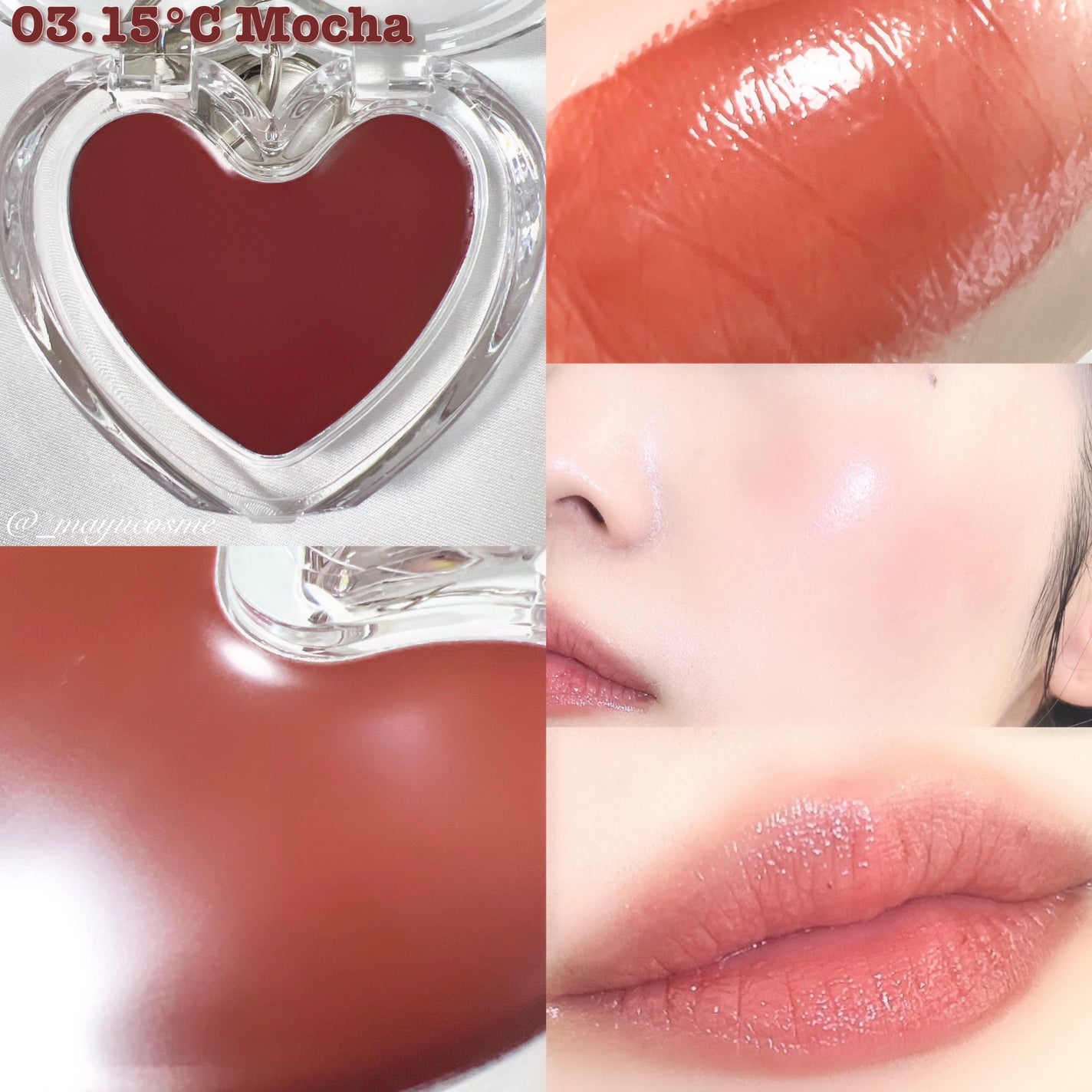 ハートキーリング リップ&チーク/keybo/口紅を使ったクチコミ(4枚目)