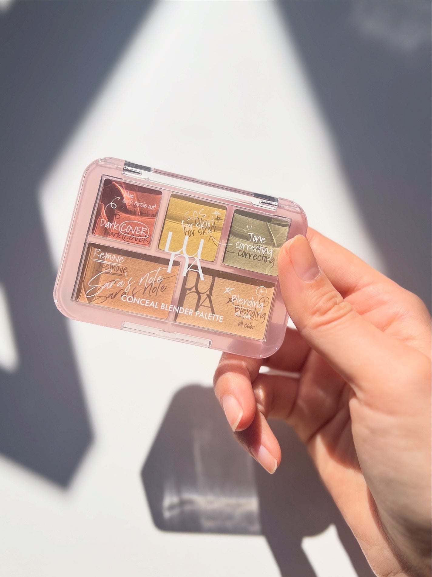 コンシールブレンダーパレット/LUNA/パレットコンシーラーを使ったクチコミ(2枚目)