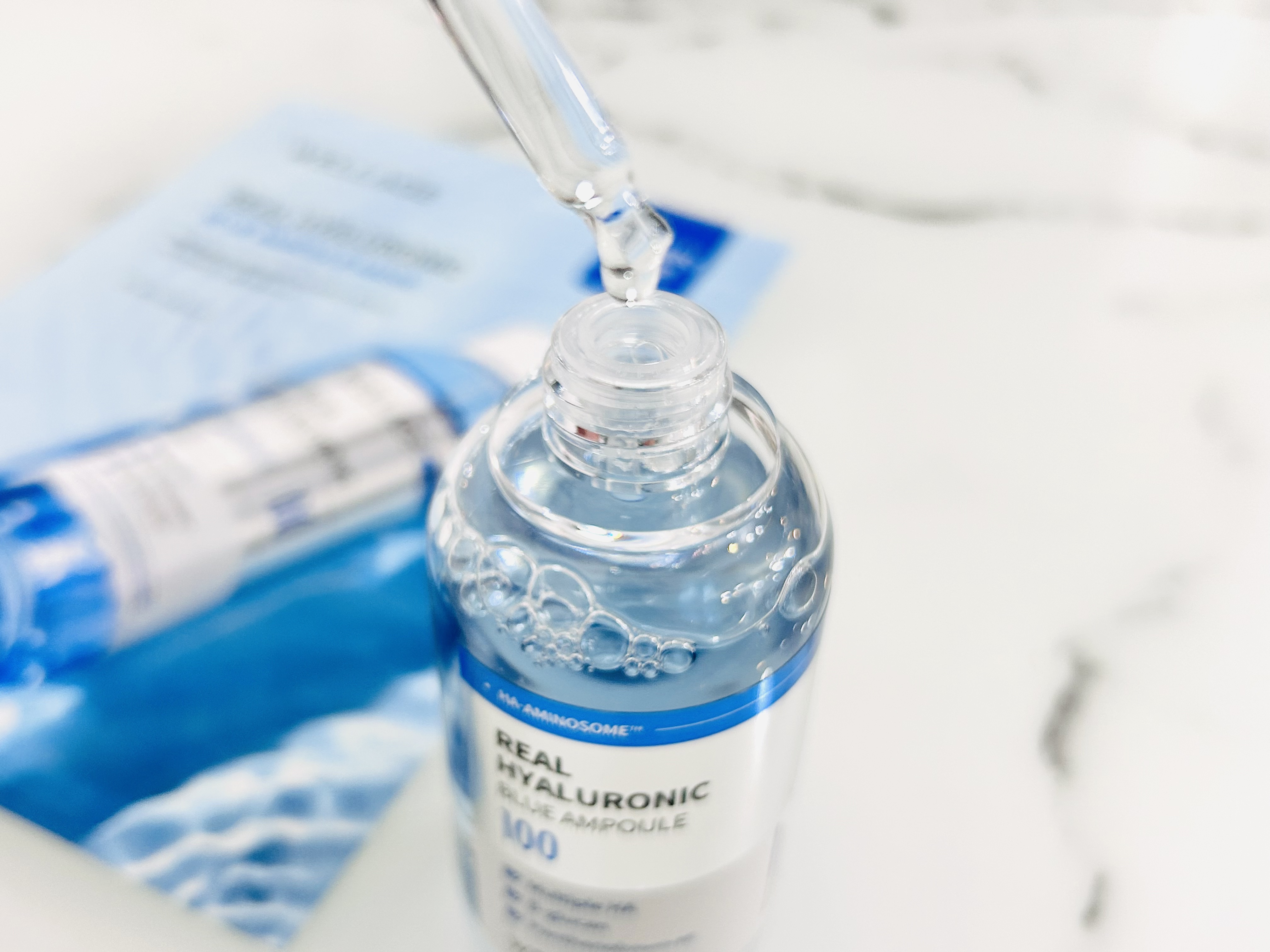 ウェラージュ リアルヒアルロニックブルーアンプルマスク/Wellage/シートマスク・パックを使ったクチコミ（2枚目）