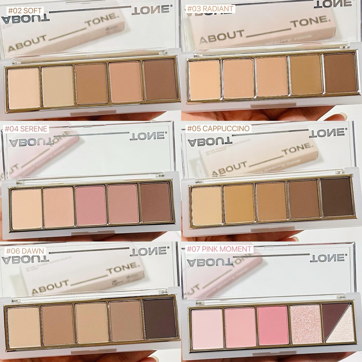 リターントゥーベーシックシャドウパレット/ABOUT TONE/アイシャドウパレットを使ったクチコミ（3枚目）