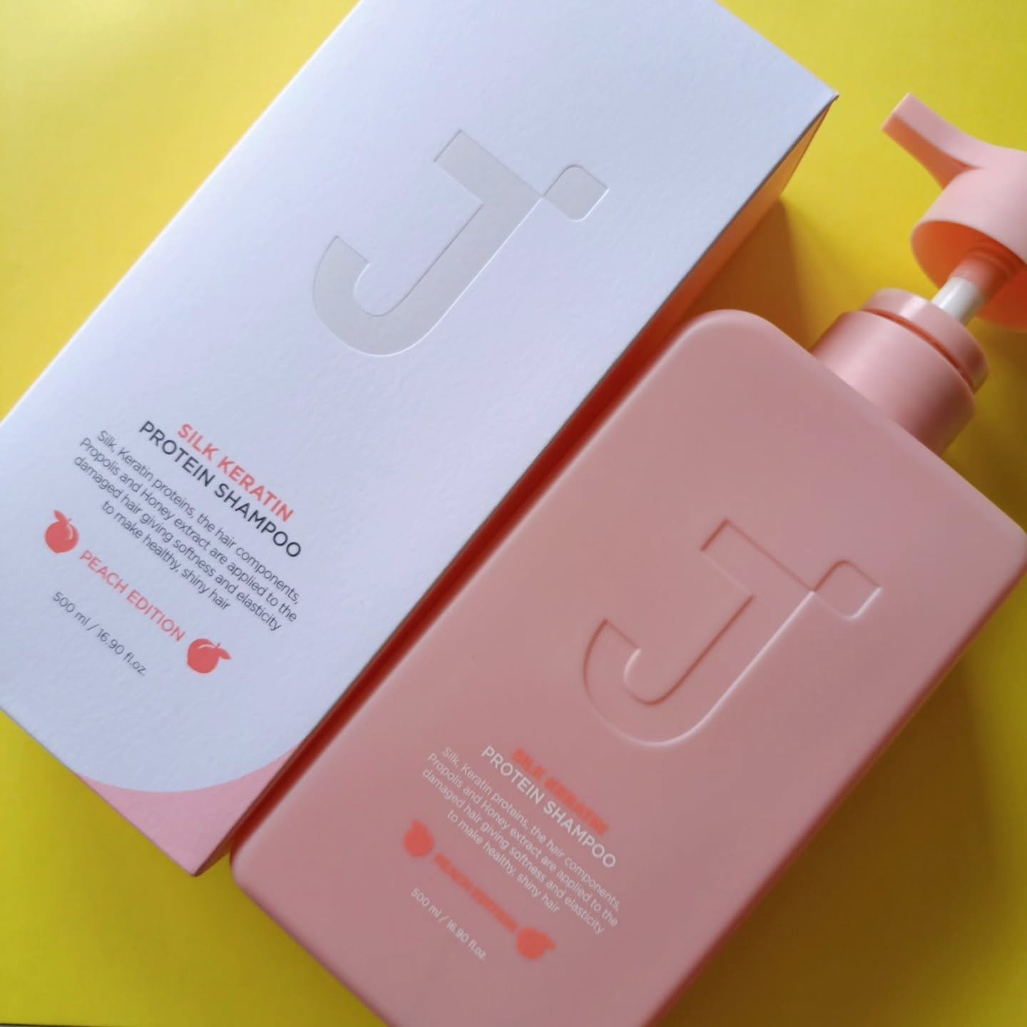 シルクケラチンプロテインシャンプー/トリートメント ピーチエディション/JSOOP/市販シャンプーを使ったクチコミ（2枚目）