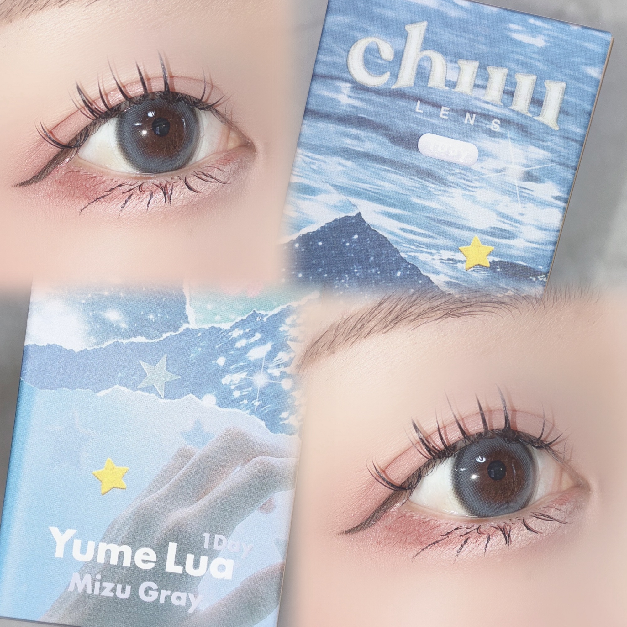 yume lua/chuu LENS/ワンデー（１DAY）カラコンを使ったクチコミ（1枚目）