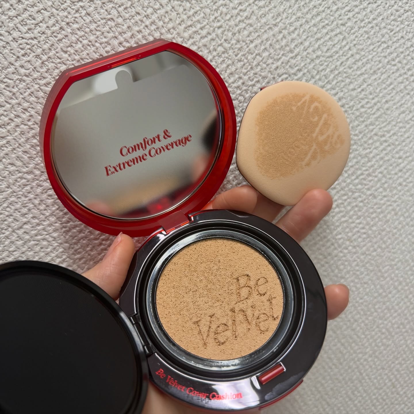 ビーベルベットカバークッション/espoir/クッションファンデーションを使ったクチコミ（3枚目）