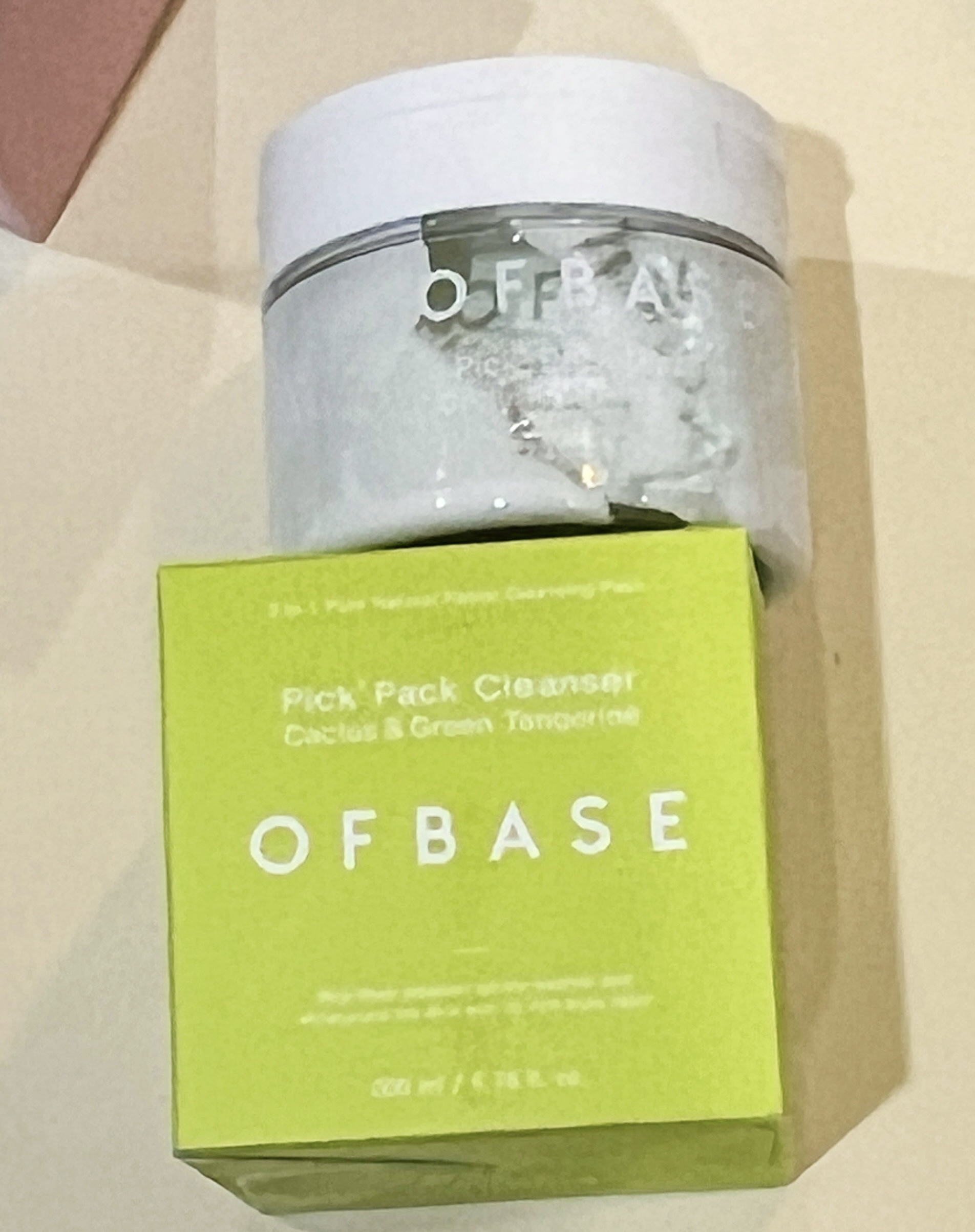 ピックパック クレンザー サボテン&青みかん/OFBASE/洗い流すパック・マスクを使ったクチコミ（1枚目）