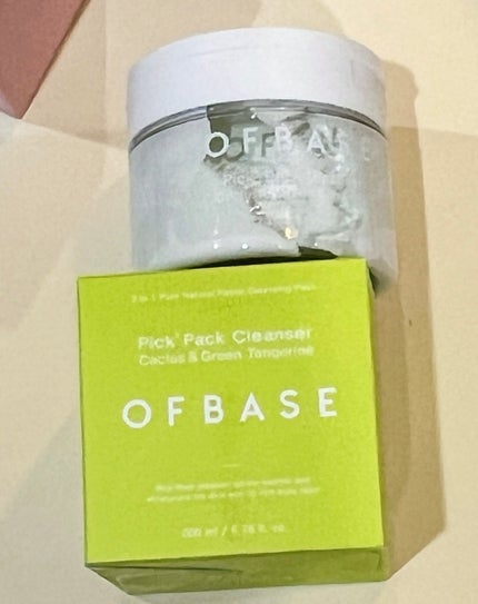 ピックパック クレンザー サボテン&青みかん/OFBASE/洗い流すパック・マスクを使ったクチコミ(1枚目)