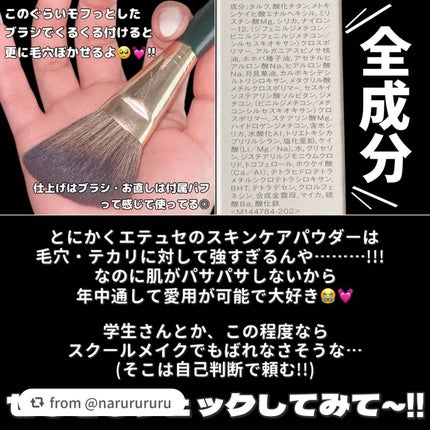 エテュセ スキンケアパウダー(プレスト) シアーベージュ/ettusais/プレストパウダーを使ったクチコミ(4枚目)