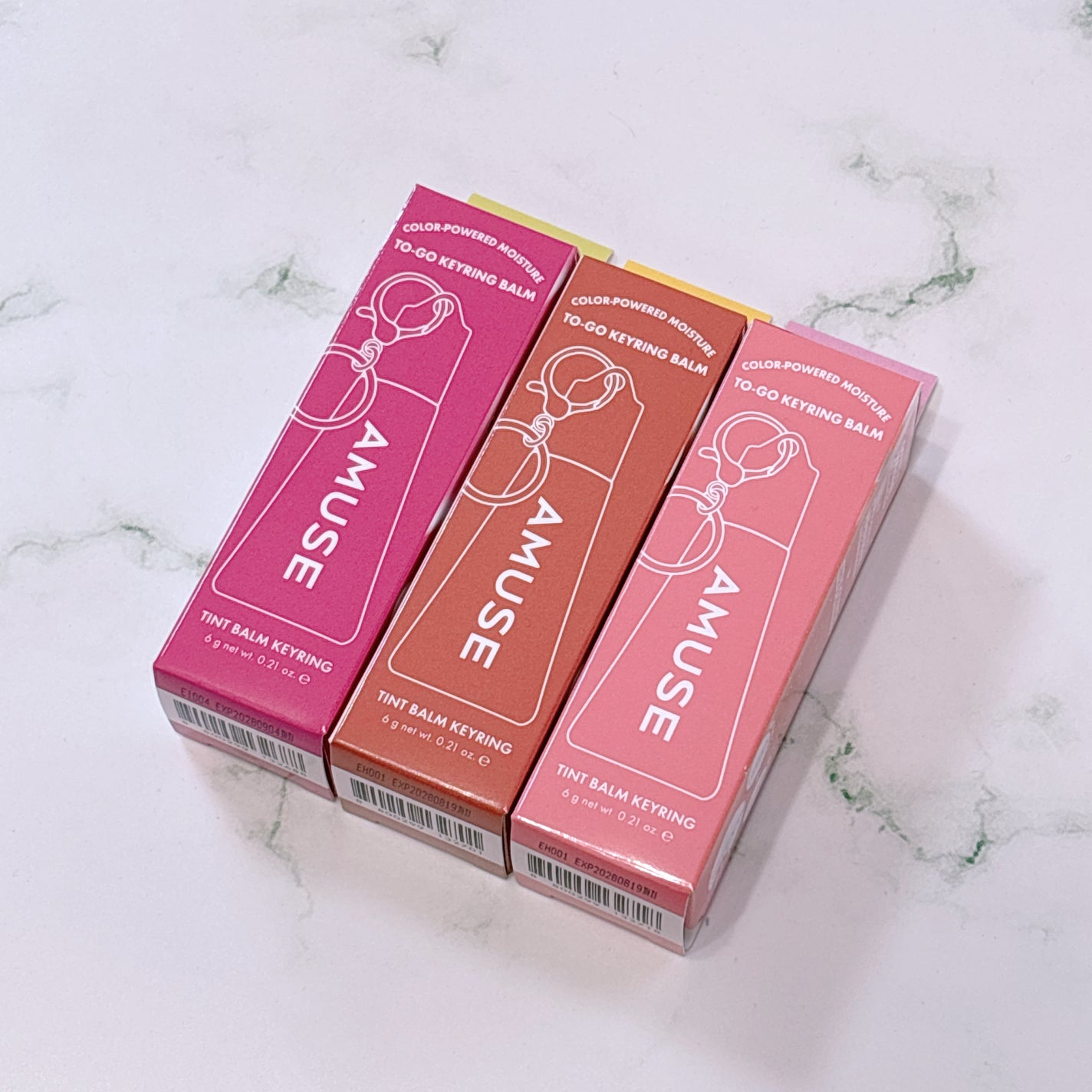 ケア/ティントバームキーリング/AMUSE/リップグロスを使ったクチコミ(5枚目)