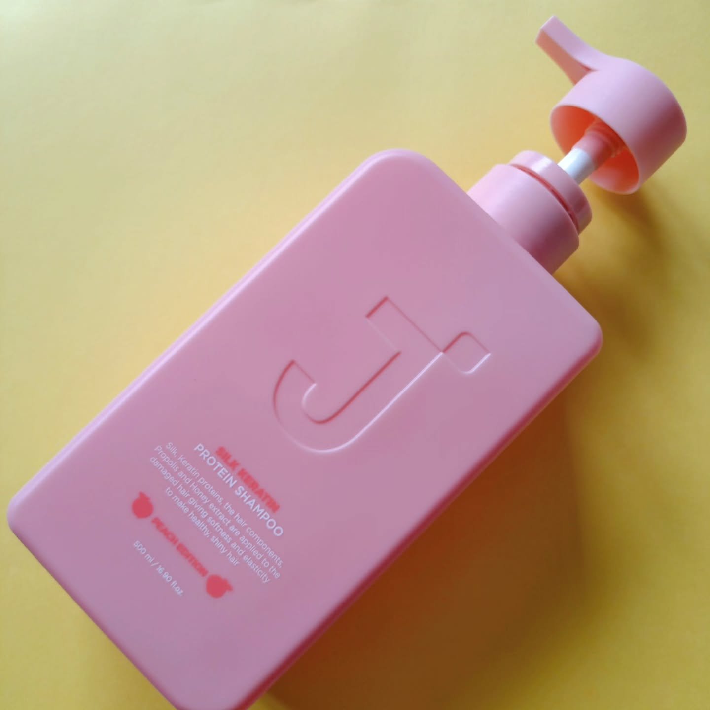 シルクケラチンプロテインシャンプー/トリートメント ピーチエディション/JSOOP/市販シャンプーを使ったクチコミ（1枚目）